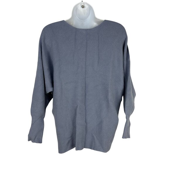 Maurices Blue Textured Oversized Knit Top Womens Size Small Lightweight - Picture 2 of 7